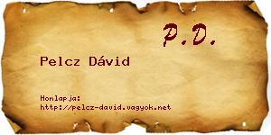 Pelcz Dávid névjegykártya